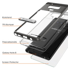 Load image into Gallery viewer, Galaxy Note 9 Lucid 3.0 PunkCase Armor Cover w/Integrated Kickstand and Screen Protector [Grey] (Color in image: Blue)
