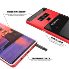 Load image into Gallery viewer, Galaxy Note 9 Lucid 3.0 PunkCase Armor Cover w/Integrated Kickstand and Screen Protector [Red] (Color in image: Black)
