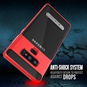 Galaxy Note 9 Lucid 3.0 PunkCase Armor Cover w/Integrated Kickstand and Screen Protector [Red] (Color in image: Rose Gold)