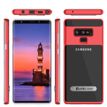 Load image into Gallery viewer, Galaxy Note 9 Lucid 3.0 PunkCase Armor Cover w/Integrated Kickstand and Screen Protector [Red] (Color in image: Silver)
