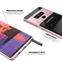 Load image into Gallery viewer, Galaxy Note 9 Lucid 3.0 PunkCase Armor Cover w/Integrated Kickstand and Screen Protector [Rose Gold] (Color in image: Black)
