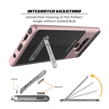 Load image into Gallery viewer, Galaxy Note 9 Lucid 3.0 PunkCase Armor Cover w/Integrated Kickstand and Screen Protector [Rose Gold] (Color in image: Grey)
