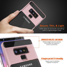 Load image into Gallery viewer, Galaxy Note 9 Lucid 3.0 PunkCase Armor Cover w/Integrated Kickstand and Screen Protector [Rose Gold] (Color in image: Gold)
