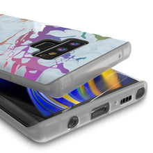 Load image into Gallery viewer, Galaxy Note 9 Full Body W/ Screen Protector Marble Case (Blue Marmo) (Color in image: Rose Mirage)
