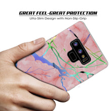 Load image into Gallery viewer, Galaxy Note 9 Full Body W/ Screen Protector Marble Case (Rose Mirage) (Color in image: Blanco Marmo)
