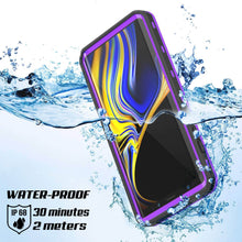 Cargar imagen en el visor de la galería, PunkCase Galaxy Note 9 Waterproof Case, [KickStud Series] Armor Cover [Purple] (Color in image: White)
