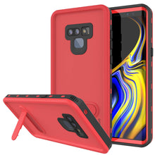 Cargar imagen en el visor de la galería, PunkCase Galaxy Note 9 Waterproof Case, [KickStud Series] Armor Cover [Red] (Color in image: Red)
