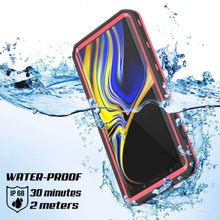 Cargar imagen en el visor de la galería, PunkCase Galaxy Note 9 Waterproof Case, [KickStud Series] Armor Cover [Pink] (Color in image: Light Blue)
