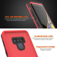 Cargar imagen en el visor de la galería, PunkCase Galaxy Note 9 Waterproof Case, [KickStud Series] Armor Cover [Red] (Color in image: White)
