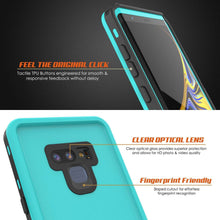 Cargar imagen en el visor de la galería, PunkCase Galaxy Note 9 Waterproof Case, [KickStud Series] Armor Cover [Teal] (Color in image: Black)

