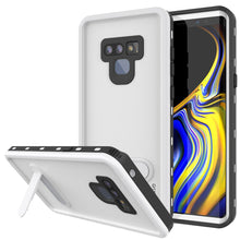 Cargar imagen en el visor de la galería, PunkCase Galaxy Note 9 Waterproof Case, [KickStud Series] Armor Cover [White] (Color in image: White)
