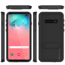 Load image into Gallery viewer, Galaxy S10+ Plus Waterproof Case, Punkcase [KickStud Series] Armor Cover [Black] (Color in image: Red)
