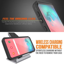 Load image into Gallery viewer, Galaxy S10+ Plus Waterproof Case, Punkcase [KickStud Series] Armor Cover [Black] (Color in image: Light Green)

