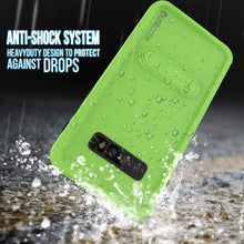 Load image into Gallery viewer, Galaxy S10+ Plus Waterproof Case, Punkcase [KickStud Series] Armor Cover [Light Green] (Color in image: Teal)
