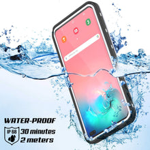 Load image into Gallery viewer, Galaxy S10+ Plus Waterproof Case, Punkcase [KickStud Series] Armor Cover [White] (Color in image: Teal)
