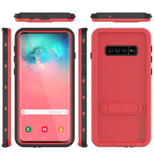 Load image into Gallery viewer, Galaxy S10 Waterproof Case, Punkcase [KickStud Series] Armor Cover [Red] (Color in image: Light Green)
