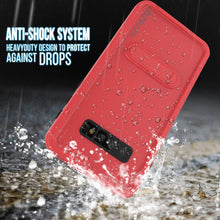 Load image into Gallery viewer, Galaxy S10 Waterproof Case, Punkcase [KickStud Series] Armor Cover [Red] (Color in image: Teal)
