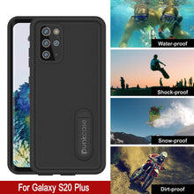 Load image into Gallery viewer, Galaxy S20+ Plus Waterproof Case, Punkcase [KickStud Series] Armor Cover [Black] (Color in image: White)
