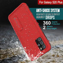 Load image into Gallery viewer, Galaxy S20+ Plus Waterproof Case, Punkcase [KickStud Series] Armor Cover [Red] (Color in image: Pink)
