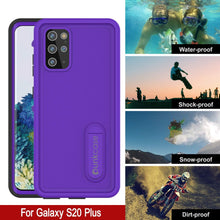 Load image into Gallery viewer, Galaxy S20+ Plus Waterproof Case, Punkcase [KickStud Series] Armor Cover [Purple] (Color in image: White)
