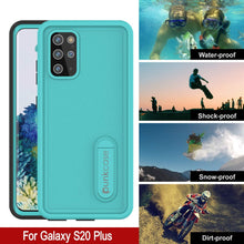 Cargar imagen en el visor de la galería, Galaxy S20+ Plus Waterproof Case, Punkcase [KickStud Series] Armor Cover [Teal] (Color in image: Red)
