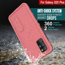 Load image into Gallery viewer, Galaxy S20+ Plus Waterproof Case, Punkcase [KickStud Series] Armor Cover [Pink] (Color in image: Black)
