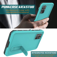 Cargar imagen en el visor de la galería, Galaxy S20+ Plus Waterproof Case, Punkcase [KickStud Series] Armor Cover [Teal] (Color in image: Black)
