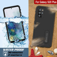 Load image into Gallery viewer, Galaxy S20+ Plus Waterproof Case, Punkcase [KickStud Series] Armor Cover [Black] (Color in image: Light Blue)
