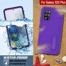 Load image into Gallery viewer, Galaxy S20+ Plus Waterproof Case, Punkcase [KickStud Series] Armor Cover [Purple] (Color in image: Light Blue)
