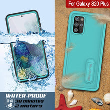 Cargar imagen en el visor de la galería, Galaxy S20+ Plus Waterproof Case, Punkcase [KickStud Series] Armor Cover [Teal] (Color in image: Pink)
