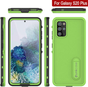 Galaxy S20+ Plus Waterproof Case, Punkcase [KickStud Series] Armor Cover [Light Green] (Color in image: Purple)