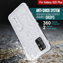 Load image into Gallery viewer, Galaxy S20+ Plus Waterproof Case, Punkcase [KickStud Series] Armor Cover [White] (Color in image: Black)
