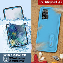 Load image into Gallery viewer, Galaxy S20+ Plus Waterproof Case, Punkcase [KickStud Series] Armor Cover [Light Blue] (Color in image: Pink)
