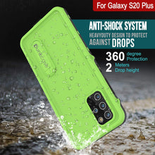 Load image into Gallery viewer, Galaxy S20+ Plus Waterproof Case, Punkcase [KickStud Series] Armor Cover [Light Green] (Color in image: Pink)
