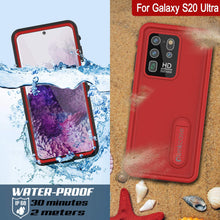 Load image into Gallery viewer, Galaxy S20 Ultra Waterproof Case, Punkcase [KickStud Series] Armor Cover [Red] (Color in image: Teal)
