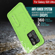 Load image into Gallery viewer, Galaxy S20 Ultra Waterproof Case, Punkcase [KickStud Series] Armor Cover [Light Green] (Color in image: Pink)
