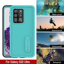 Load image into Gallery viewer, Galaxy S20 Ultra Waterproof Case, Punkcase [KickStud Series] Armor Cover [Teal] (Color in image: Red)
