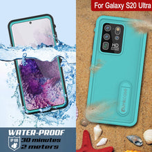Load image into Gallery viewer, Galaxy S20 Ultra Waterproof Case, Punkcase [KickStud Series] Armor Cover [Teal] (Color in image: Pink)
