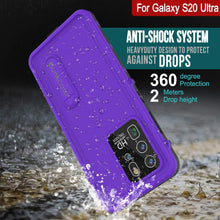 Load image into Gallery viewer, Galaxy S20 Ultra Waterproof Case, Punkcase [KickStud Series] Armor Cover [Purple] (Color in image: Teal)
