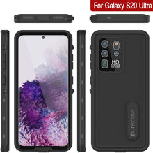 Load image into Gallery viewer, Galaxy S20 Ultra Waterproof Case, Punkcase [KickStud Series] Armor Cover [Black] (Color in image: Purple)
