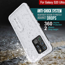 Load image into Gallery viewer, Galaxy S20 Ultra Waterproof Case, Punkcase [KickStud Series] Armor Cover [White] (Color in image: Black)
