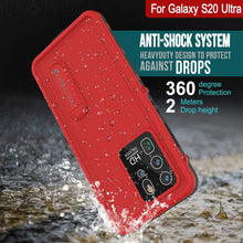 Load image into Gallery viewer, Galaxy S20 Ultra Waterproof Case, Punkcase [KickStud Series] Armor Cover [Red] (Color in image: Pink)
