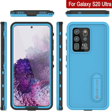 Load image into Gallery viewer, Galaxy S20 Ultra Waterproof Case, Punkcase [KickStud Series] Armor Cover [Light Blue] (Color in image: Purple)
