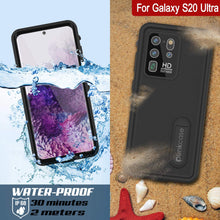 Load image into Gallery viewer, Galaxy S20 Ultra Waterproof Case, Punkcase [KickStud Series] Armor Cover [Black] (Color in image: Light Blue)

