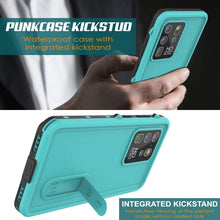 Load image into Gallery viewer, Galaxy S20 Ultra Waterproof Case, Punkcase [KickStud Series] Armor Cover [Teal] (Color in image: Black)
