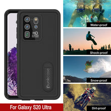Load image into Gallery viewer, Galaxy S20 Ultra Waterproof Case, Punkcase [KickStud Series] Armor Cover [Black] (Color in image: White)
