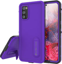 Load image into Gallery viewer, Galaxy S20 Waterproof Case, Punkcase [KickStud Series] Armor Cover [Purple] (Color in image: Purple)
