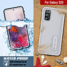 Load image into Gallery viewer, Galaxy S20 Waterproof Case, Punkcase [KickStud Series] Armor Cover [White] (Color in image: Pink)

