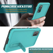 Load image into Gallery viewer, Galaxy S20 Waterproof Case, Punkcase [KickStud Series] Armor Cover [Teal] (Color in image: Black)
