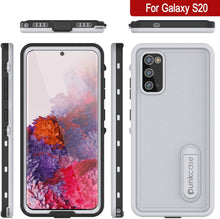 Load image into Gallery viewer, Galaxy S20 Waterproof Case, Punkcase [KickStud Series] Armor Cover [White] (Color in image: Purple)
